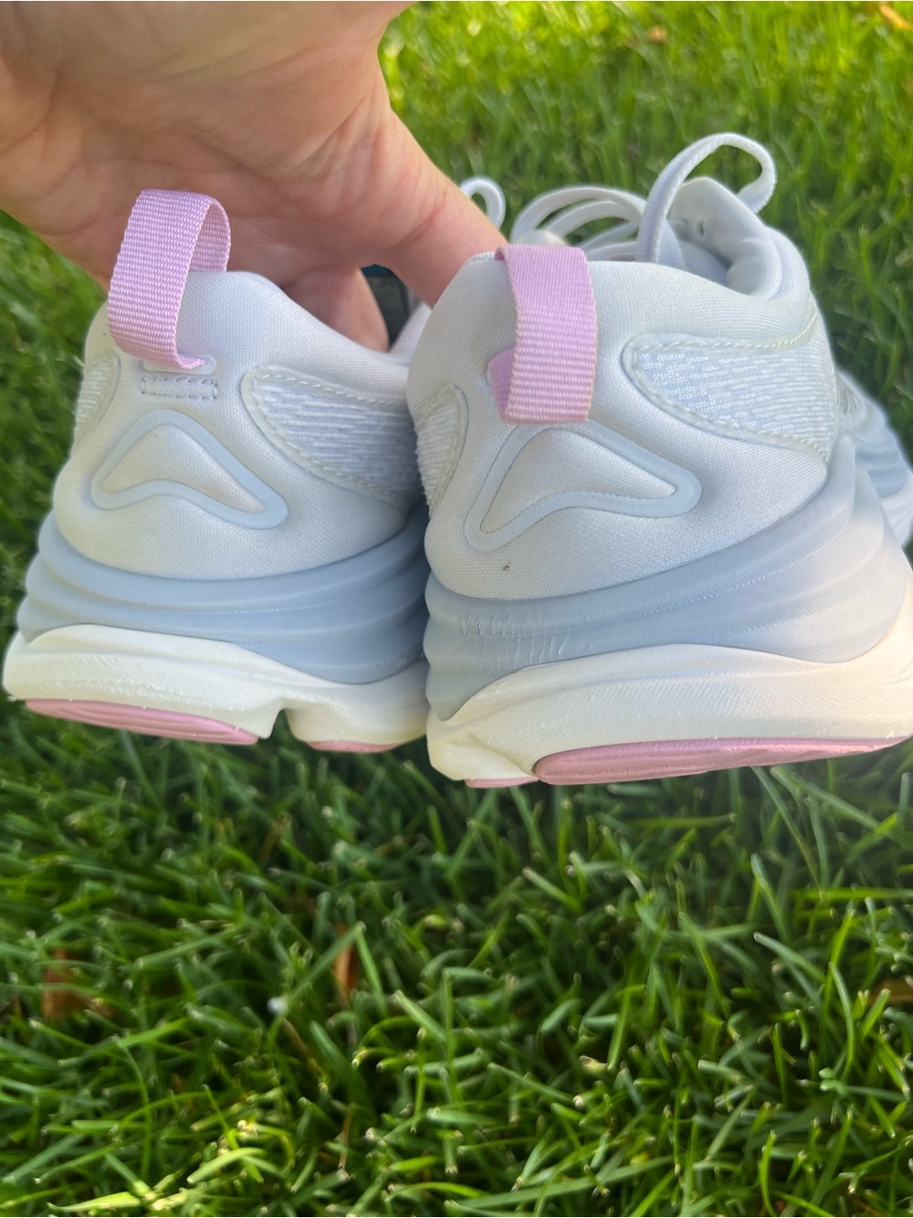 Hoka Gaviota 5 Running Shoe Harbor Mist Rose Gold Grey 8 women - Picture 11 of 16